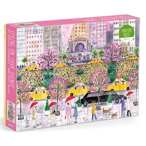 Galison Michael Storrings Spring on Park Avenue 1000 Piece Puzzle NWT
